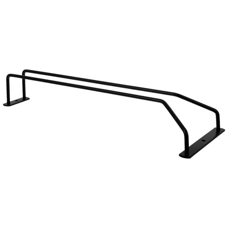 رفرف زجاجات النبيذ المعدني صف واحد 33 × 8 سم للمنزل بار كونترتوب غرفة الطعام عرض - Image 2