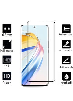 X-level 2 Pack HONOR X9b 5g Tempered Glass Screen Protector with Comfortable TouchFeeling,Easy Install, High Responsive Anti-scratch Anti-drop Anti-fingerprint PhoneDisplay Cover Accessory  - Image 2