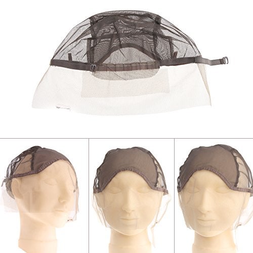 SING F LTD Lace Front Wig Cap for Wig Making Weave Elastic Hair Net Mesh Adjustable Straps - Image 4
