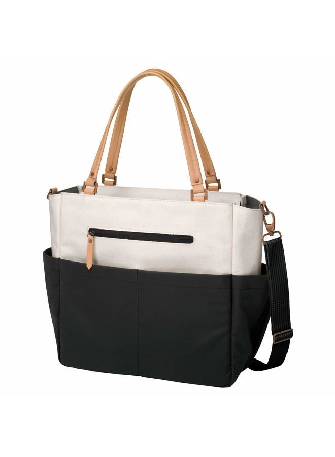 petunia pickle bottom City Carryall, Birch/Black - Image 4
