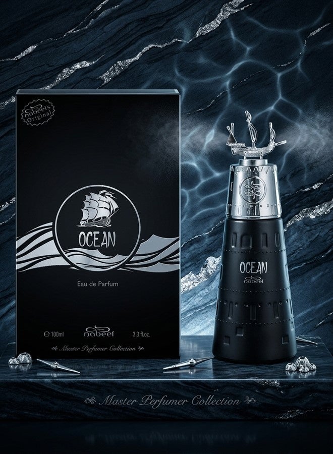 Nabeel Ocean Eau De Parfum 100ML Long Lasting Luxury Unisex Perfume for Men and Women - Image 3