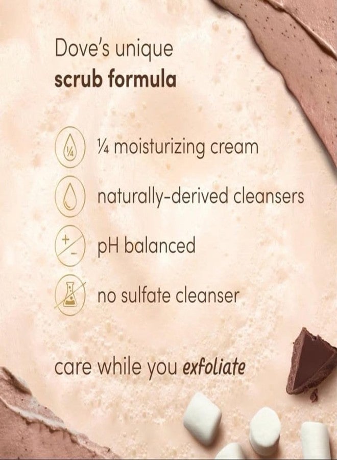 Dove عبوة من 3 - مقشر الجسم بالشوكولاتة الساخنة من دوف - 3.5 أونصة لكل منها - عبوة إصدار محدود x 3. - Image 4