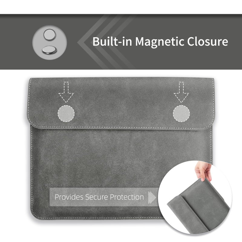 WALNEW Sleeve Case for Remarkable Paper Pro 11.8â€, Slim Lightweight Protective Sleeve with Pen Holder, Compatible with Kindle Scribe 11â€, Gray - Image 5