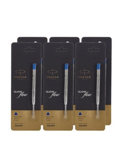 PARKER Parker Ball Point Pen Refills, Fine Point, Blue Ink, Pack Of 6  - Image 1