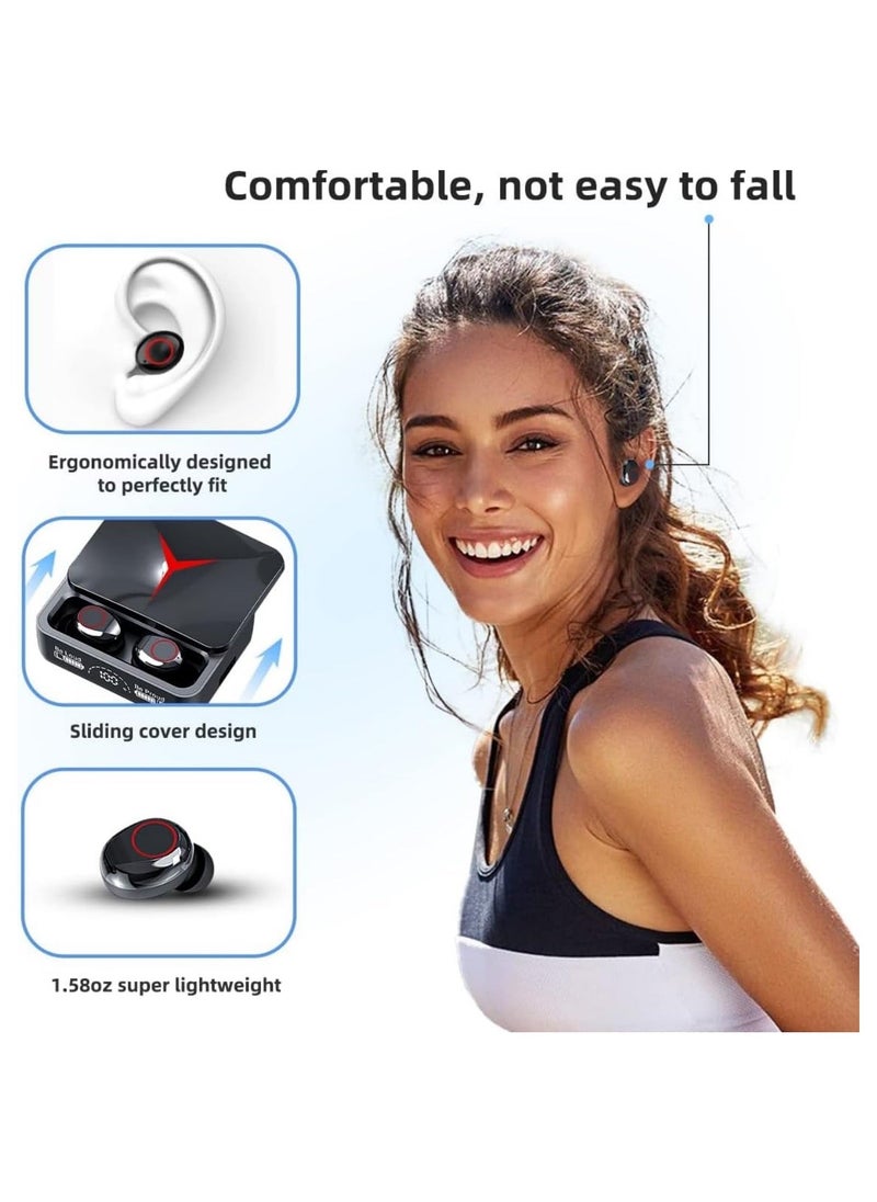 Generic Wireless Earbuds Bluetooth 5.3 Headphones Deep Bass with Mic 140H Playtime LED Display with Charging Case IPX4 Waterproof Stereo Earphones In-Ear CVC 8.0 Noise Reduction Headset For Sport/Work  - Image 4