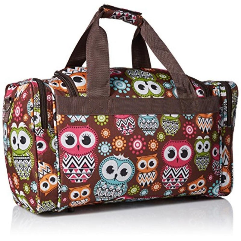 Rockland Duffel Bag, Owl, 19-Inch - Image 1