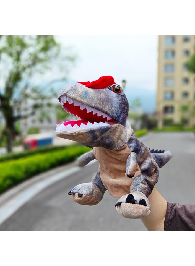 Bluejw New Arrival Dinosaur Hand Doll Toy Large Mouth-opening Animal Dragon Soothing Gloves - Image 1