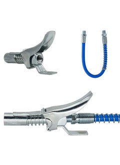 Digital Craft Digital Craft Grease Gun Adapter Hose Kit Gun Lock Grease Coupler Quick Release Lock Fitting Double Handle Filling Fits All Grease Guns  - Image 1