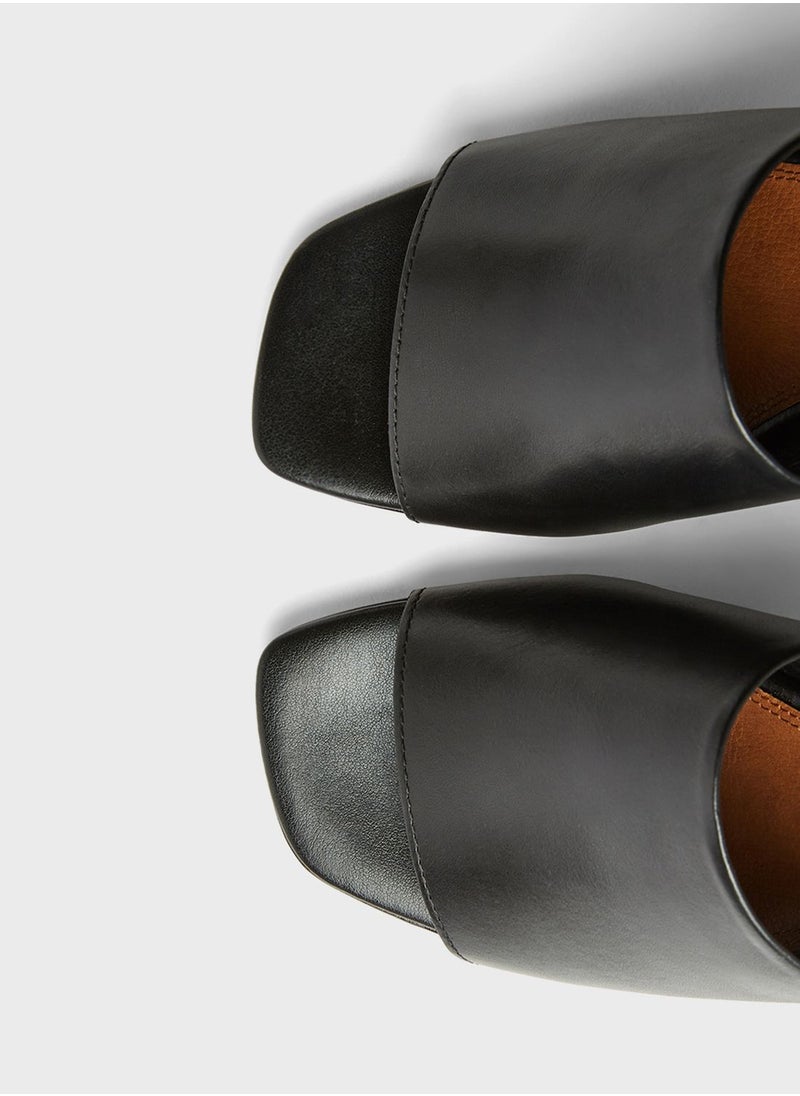 Dune LONDON - Jerri Di Heeled Slip-On Mule - Image 1