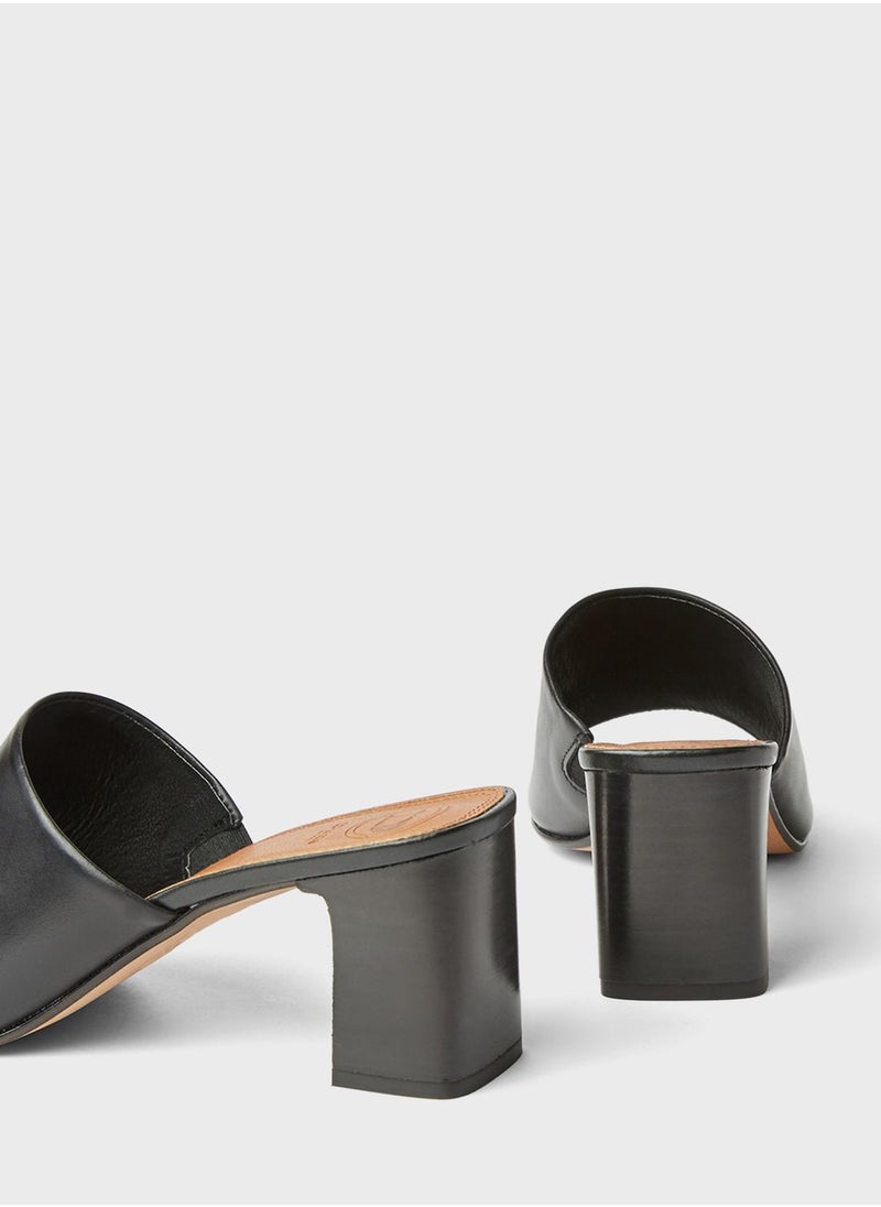 Dune LONDON - Jerri Di Heeled Slip-On Mule - Image 1
