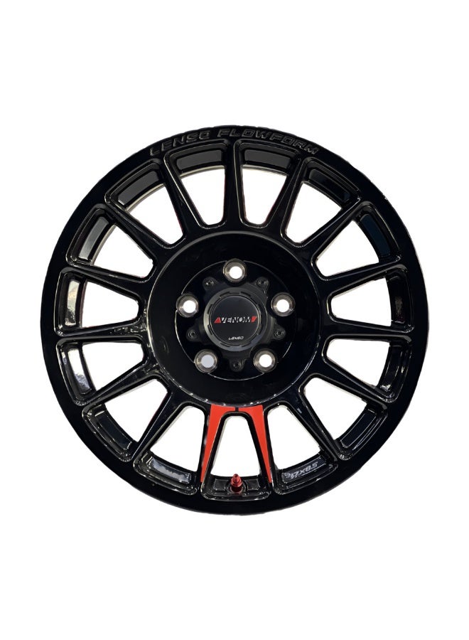 Lenso جنط لنسو فينوم-8 VN8 17x8.5 5x127 ET-12 أسود - Image 2