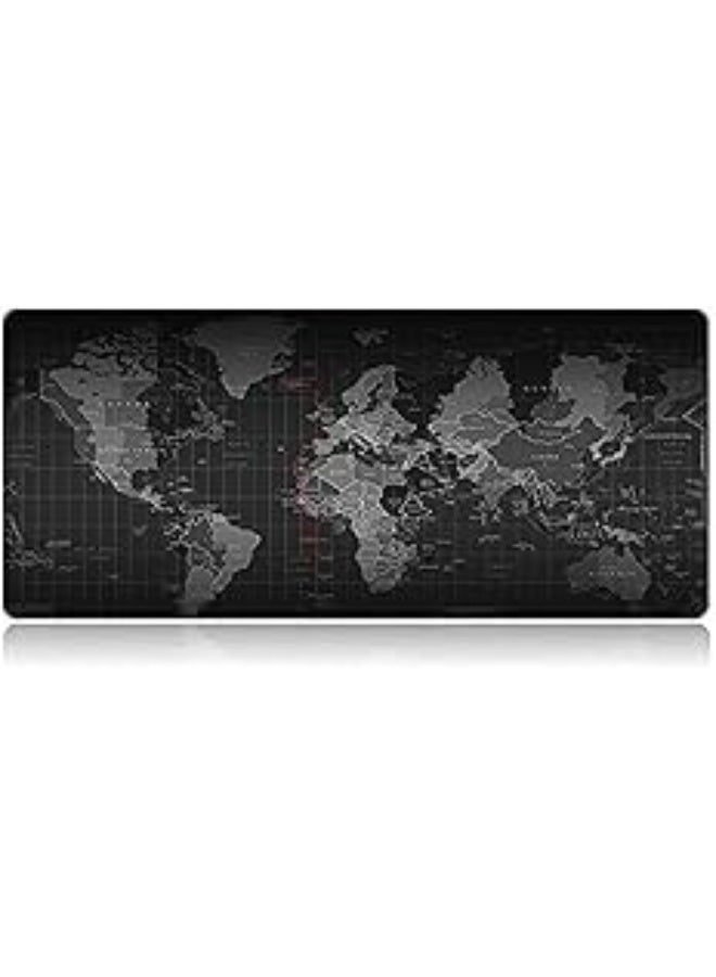 XL World Map Gaming Mouse Pad (80x30cm) - Non-Slip Desk Mat, Smooth & Tight Surface for Any Mouse & Keyboard - Image 2