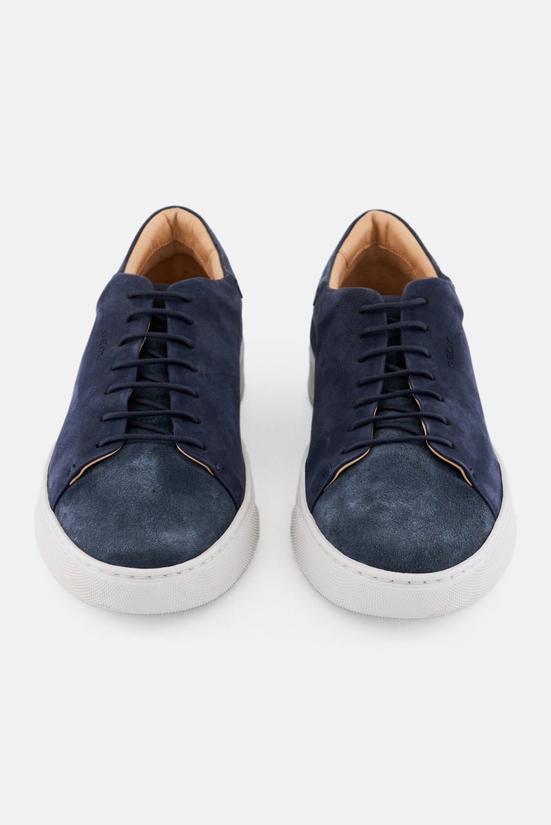 GEOX Men Coryan Lace Up Shoes, Navy  - Image 4