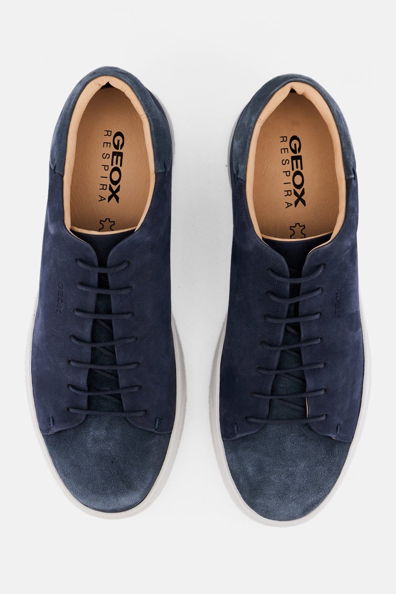 GEOX Men Coryan Lace Up Shoes, Navy  - Image 3