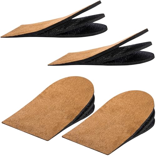 benoo Heel Lifts for Women and Men Adjustable Shoe Lifts for Leg Length Discrepancy Medium 4 Count - Image 2