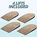 benoo Heel Lifts for Women and Men Adjustable Shoe Lifts for Leg Length Discrepancy Medium 4 Count - Image 4