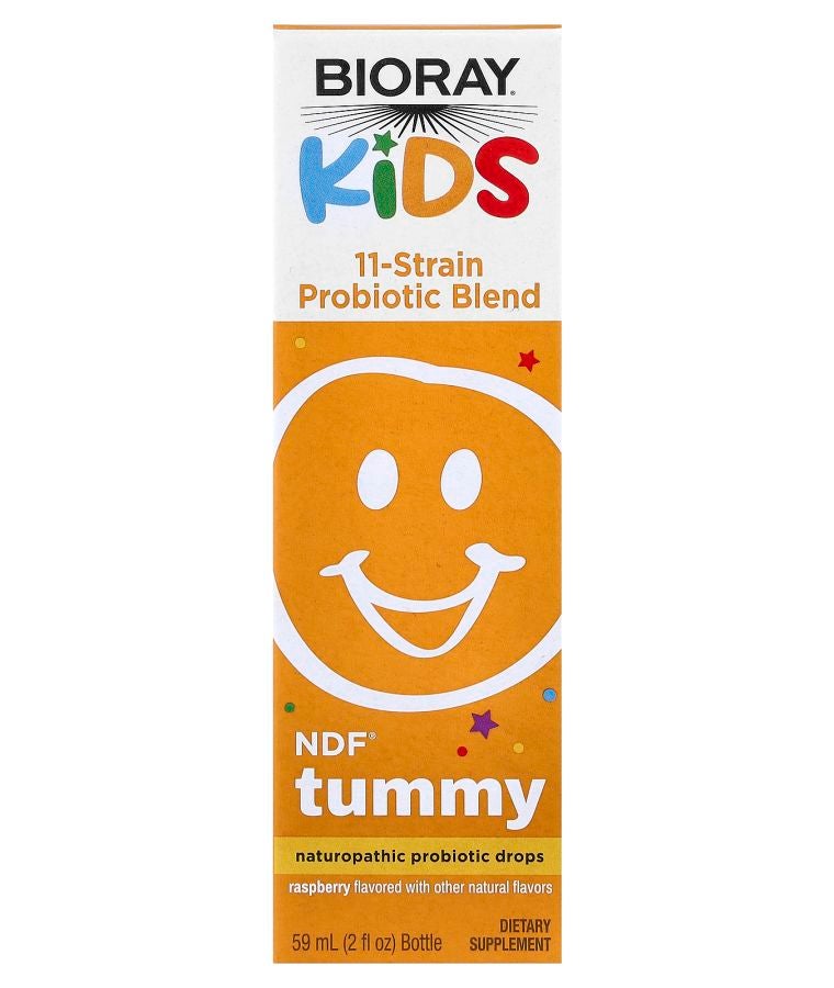 Kids NDF® Tummy 11-Strain Probiotic Blend Raspberry 2 fl oz (60 ml)