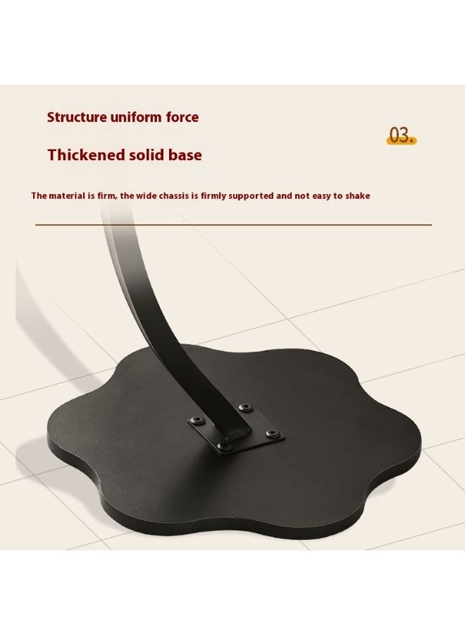 طاولة قهوة صغيرة عصرية لغرفة المعيشة وغرفة النوم وجانب الأريكة - حامل زاوية متنقل متعدد الاستخدامات وطاولة زهور للمنزل - Image 4