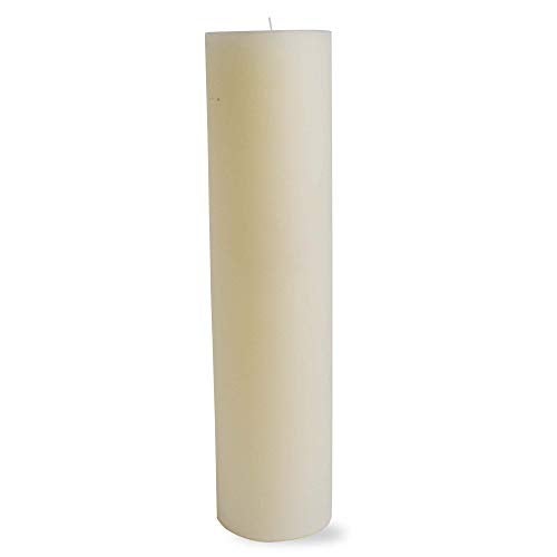 TAG Chapel 3X12 Ivory Pillar Paraffin Wax Candle Unscented Drip-Free Long Burning 175 Hours for Home Decor Wedding Parties Dining Dinner Kitchen Table Tabletop Living Room End Table Decor Decoration - Image 2