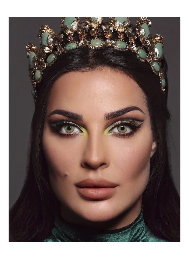 بيلا ايليت اميرالد جرين عدسات لاصقة للاستخدام لمدة 3 اشهر، عدسات لاصقة ملونة، عدسات لاصقة تجميلية، عدسات لاصقة رمادية، عبوة من عدستين - Image 2