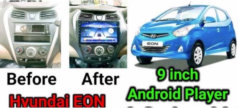 4k MRC Hyundai eon atos android screen model 2011-2019 wireless applecarplay android auto reverse camera included ahd (6GB RAM 128 GB ROM) - Image 5