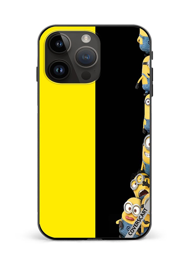 COVERSCART Protective Case Cover For Apple iPhone 15 Pro Max Minions Design Multicolour - Image 1