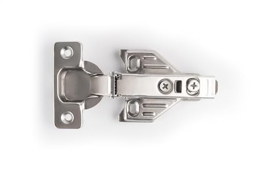Berta 10-Pack, Full Overlay Cabinet Door Hinges,105 Degree Adjustable Concealed Kitchen Cabinet Hinges Soft Close for Face Frame Cabinet, with Screws - Durable and Easy Installation - Image 1
