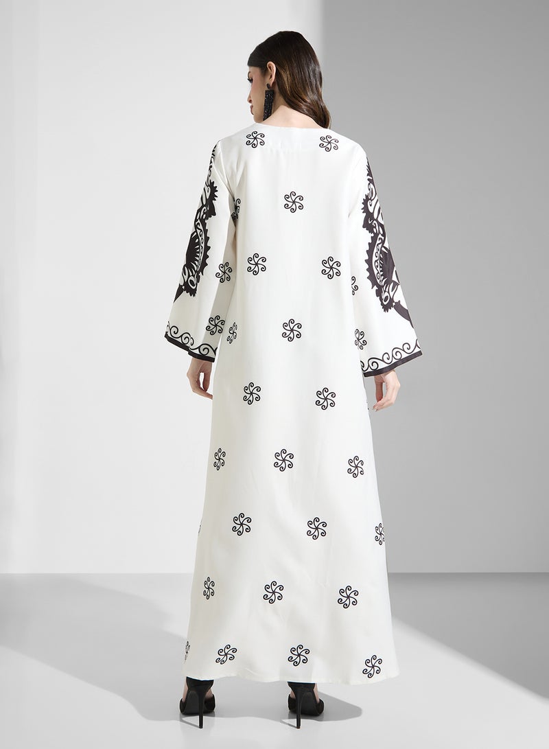Khizana Printed Jalabiya  - Image 2