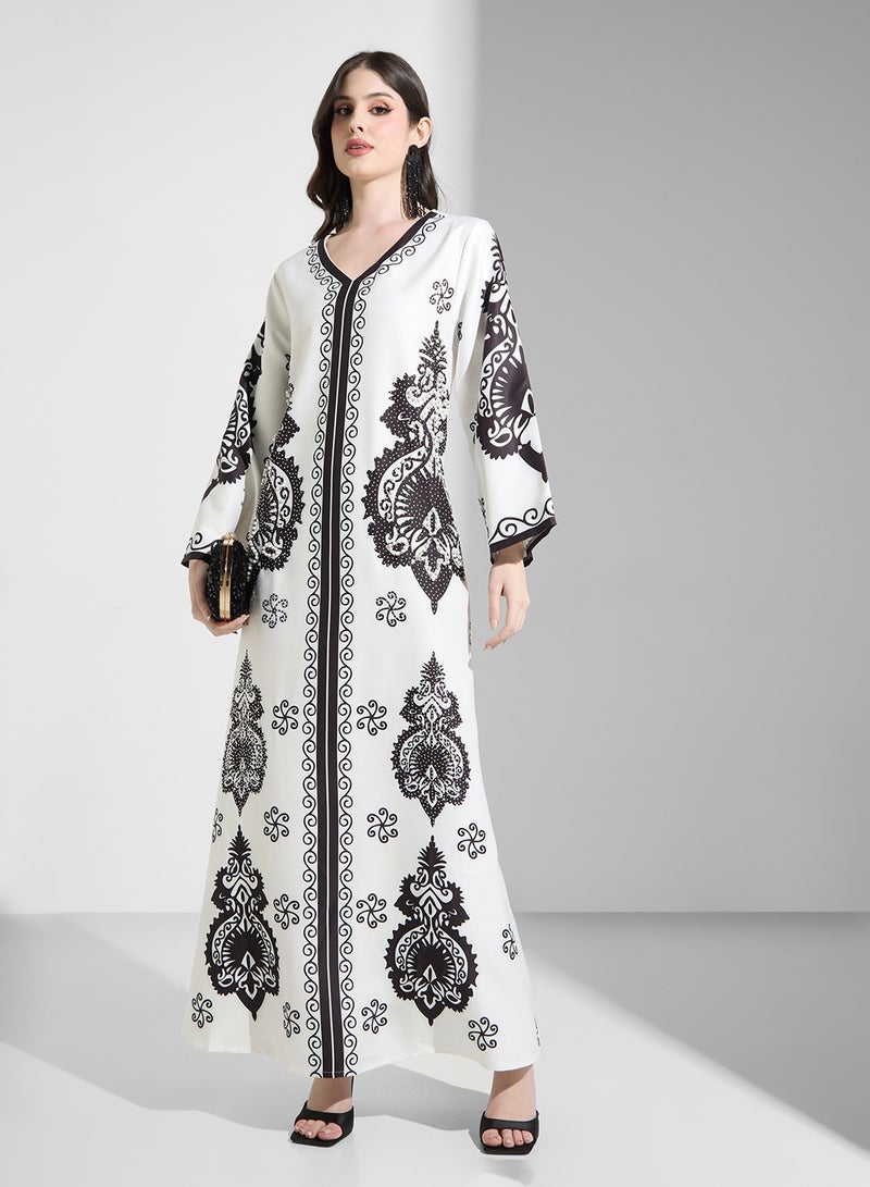 Khizana Printed Jalabiya  - Image 4