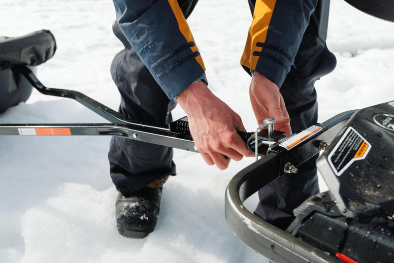 Pelican - KIT Tow Hitch LDT60/75 - Metal Tow Hitch, for Utility Sled, Black, 46.9" - Image 4