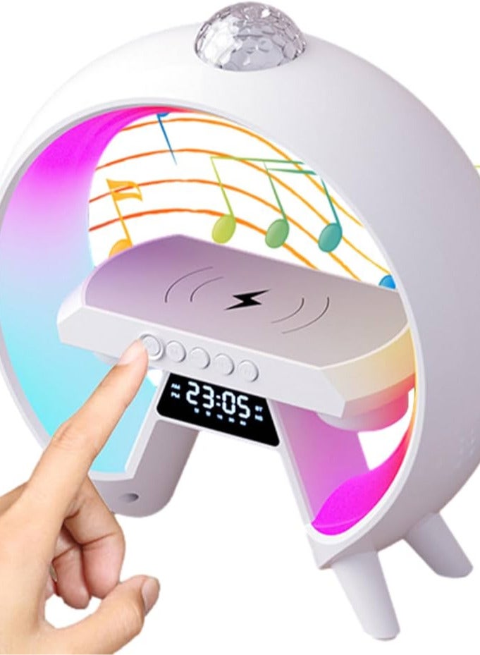 مصباح LED وشاحن لاسلكي ومكبر صوت بلوتوث - Image 2