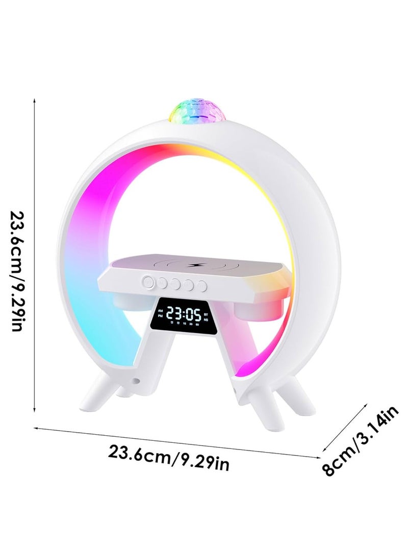 مصباح LED وشاحن لاسلكي ومكبر صوت بلوتوث - Image 3