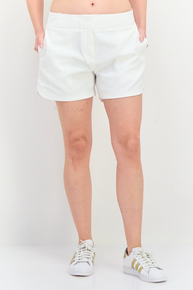 PUMA Women Sportswear Fit Outdoor Shorts, White  - Image 1