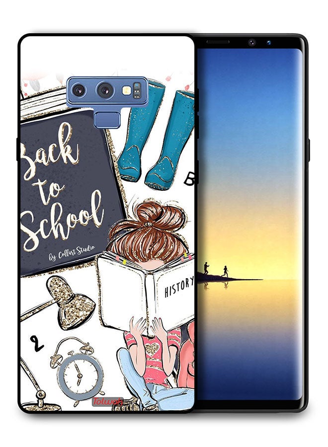 Tolwak Samsung Galaxy Note 9 Protective Case Cover Back To School Girl Reading History - Image 1