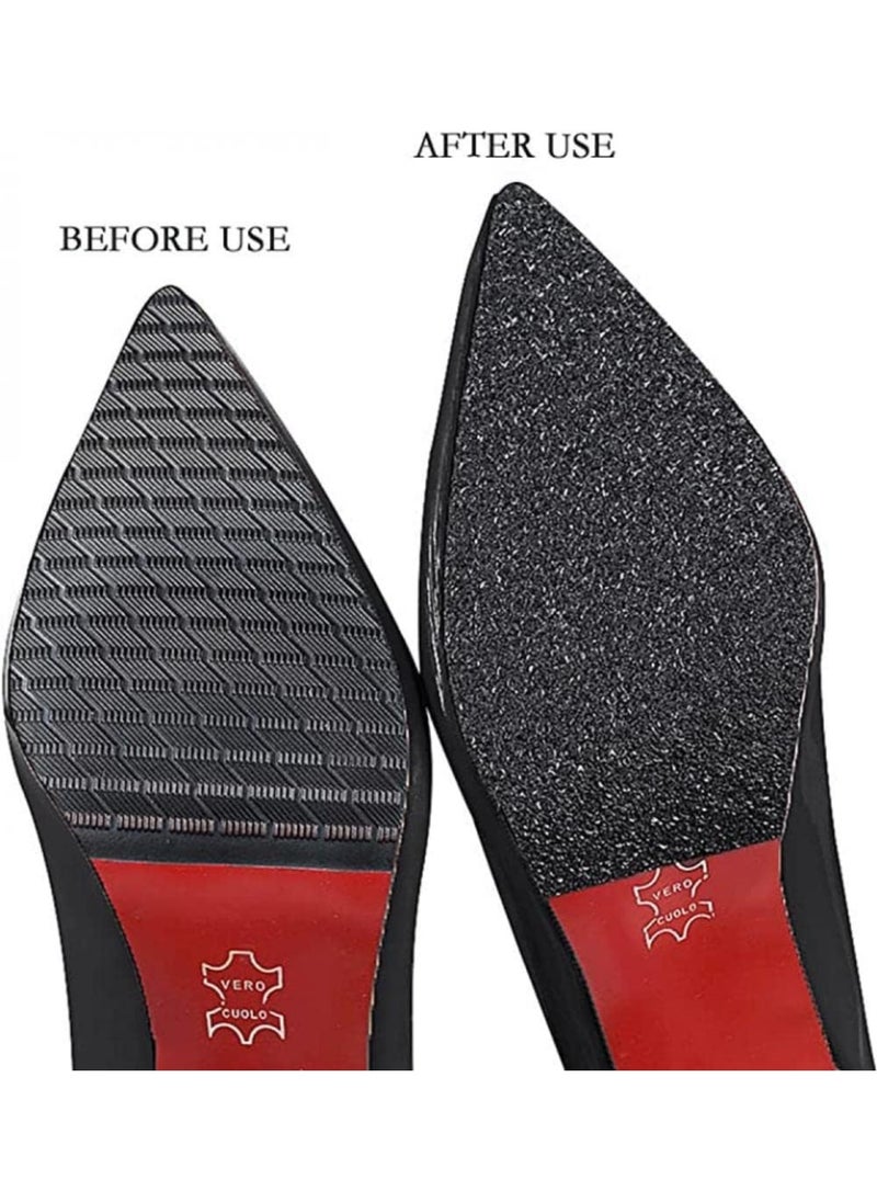 RATSAW Sole Protector 10x100 CM,Anti Slip Shoe Sole Protectors Self Adhesive Sole Stickers for High Heel Shoes Red Bottoms Protector Sole Stickers for Sneakers Sole Guard Shoes Bottom Protector Clear  - Image 4