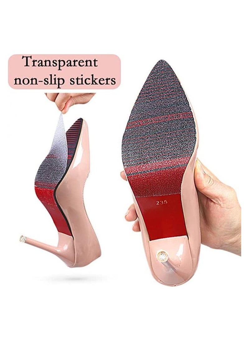 RATSAW - Sole Protector 10x100 CM,Anti Slip Shoe Sole Protectors Self Adhesive Sole Stickers for High Heel Shoes Red Bottoms Protector Sole Stickers for Sneakers Sole Guard Shoes Bottom Protector Clear - Image 1
