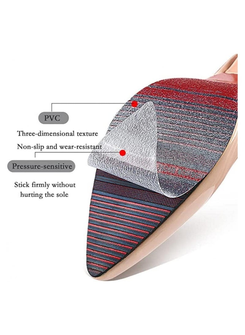 RATSAW Sole Protector 10x100 CM,Anti Slip Shoe Sole Protectors Self Adhesive Sole Stickers for High Heel Shoes Red Bottoms Protector Sole Stickers for Sneakers Sole Guard Shoes Bottom Protector Clear  - Image 2