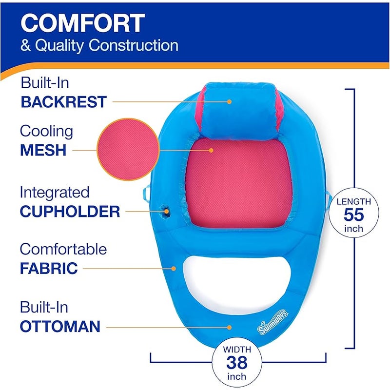 سويم وايز كرسي استرخاء فاخر لحمام السباحة من سبرينج فلوت مع صمام مفرط - Image 3