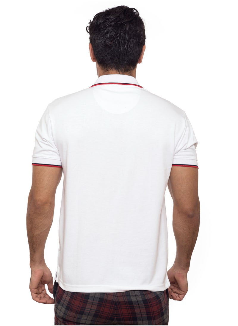 SANTHOME Men's Dry n Cool Polo Shirt for Office Gym Daily Use Comfort Wear  - Image 4