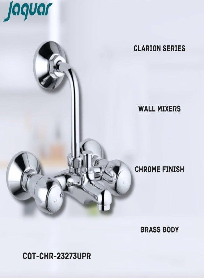 JAQUAR CLARION Wall Mixer with Provision for overhead Shower with 115mm Long Bend Pipe on Upper Side, Connecting Legs & Wall Flanges - Image 3