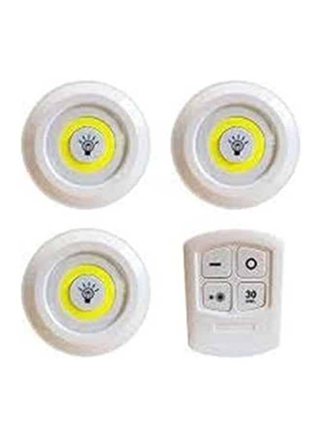 Spot LED Circular Batterypowered And Remote Control  3 Pieces