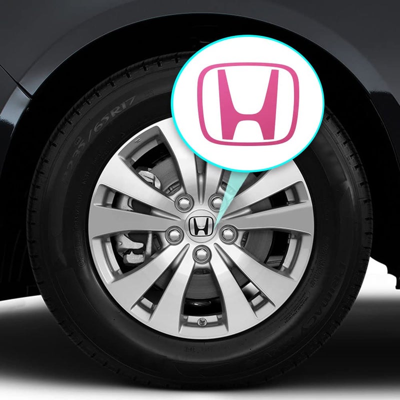 اي بس سي IPG متوافق مع Crosstour Accord Element CRV CRZ Ridgeline Odyssey Pilot Logo غطاء مركزي لإطارات العجلات (الشعار: 2.25 بوصة / غطاء المركز: 2.75 بوصة) (4 وحدات) (وردي لامع) - Image 5