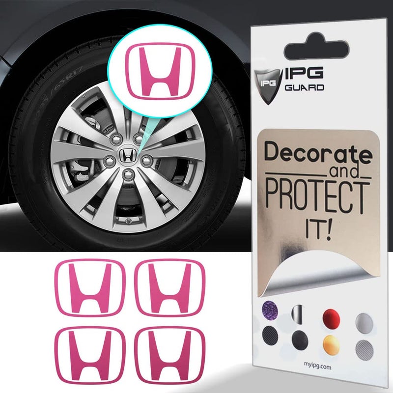 اي بس سي IPG متوافق مع Crosstour Accord Element CRV CRZ Ridgeline Odyssey Pilot Logo غطاء مركزي لإطارات العجلات (الشعار: 2.25 بوصة / غطاء المركز: 2.75 بوصة) (4 وحدات) (وردي لامع) - Image 4