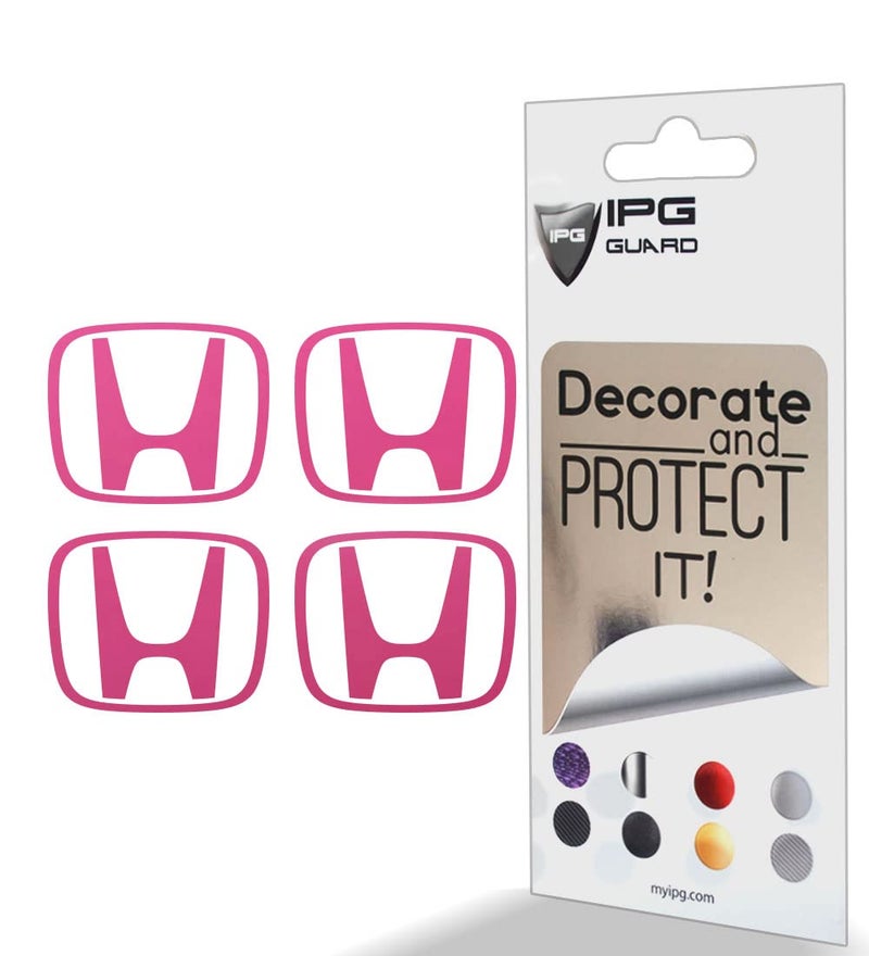 اي بس سي IPG متوافق مع Crosstour Accord Element CRV CRZ Ridgeline Odyssey Pilot Logo غطاء مركزي لإطارات العجلات (الشعار: 2.25 بوصة / غطاء المركز: 2.75 بوصة) (4 وحدات) (وردي لامع) - Image 1
