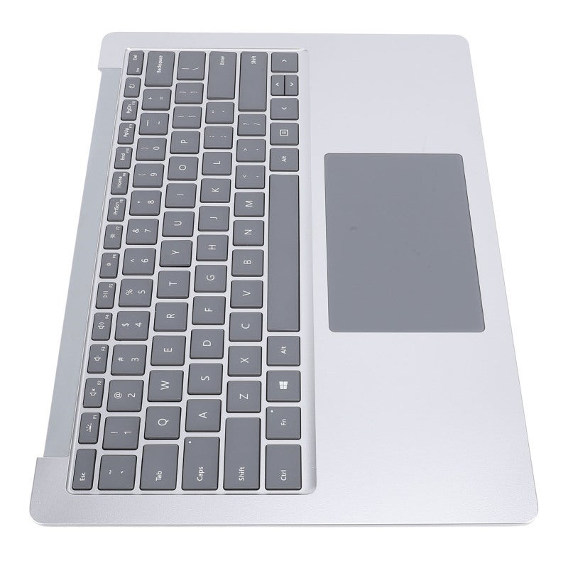 Laptop Palmrest Keyboard 13.5 Inch Silver OEM Replacement US Layout Full Size Touchpad Assembly - Fast Response Keyboard Replacement for Laptop 3 4 5 1951 Model - Image 1