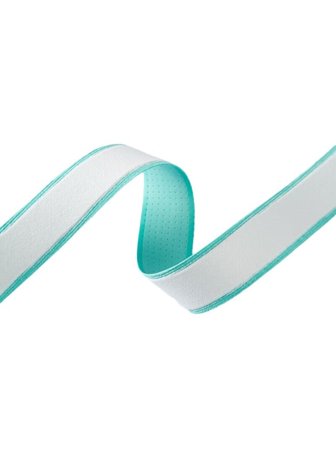 TAAN Badminton Grip Tape, Thickened, Perforated, Sweat-Absorbing, Non-Slip, Tg099, Three-Pack, White/Teal/Pink - Image 1