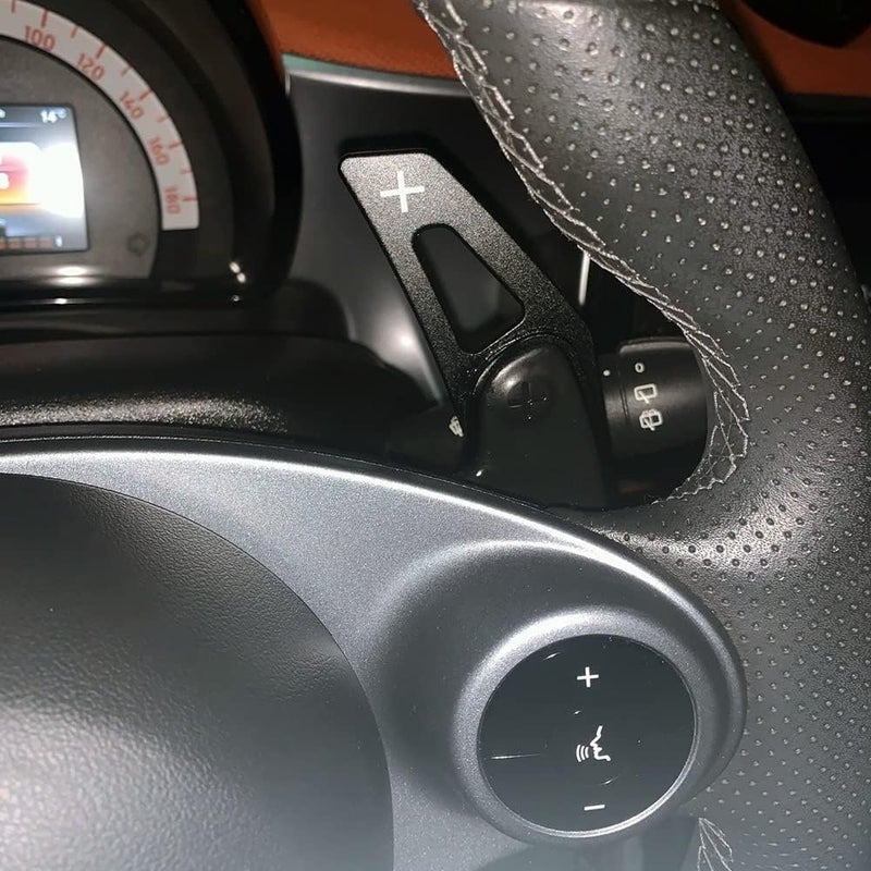 لسيارات Smart Forfour 453 من طراز 2015 إلى 2017 ذات القيادة الكهربائية، ملحقات داخلية لعجلة القيادة ومقبض تغيير التروس. - Image 5