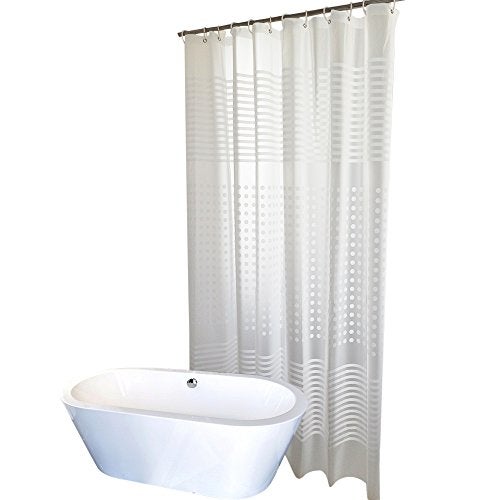 Riverbyland Translucent Shower Curtains Frosted 80 x 72 - Image 2