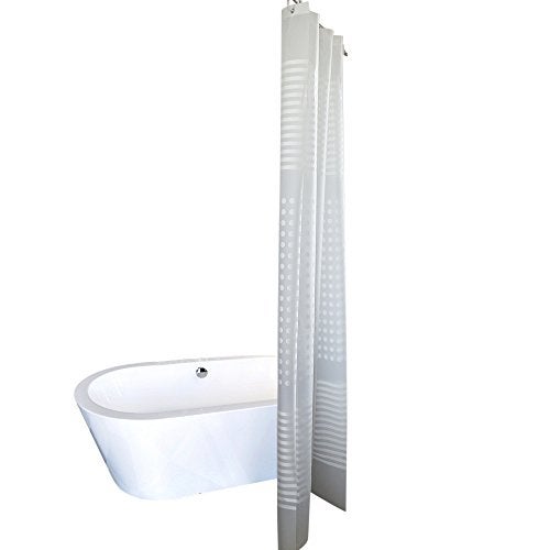 Riverbyland Translucent Shower Curtains Frosted 80 x 72 - Image 4
