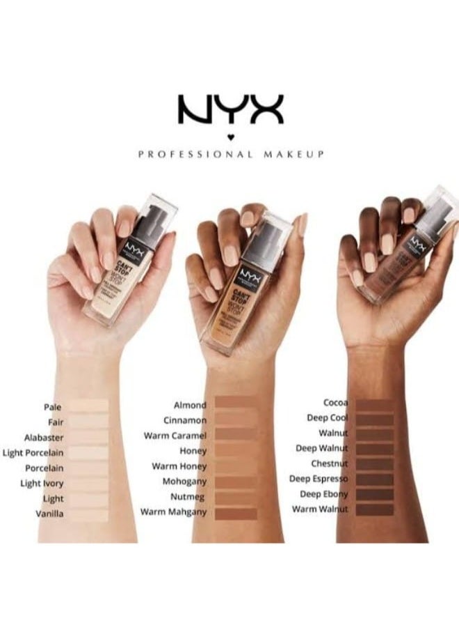 NYX Can't Stop Wanna Stop Foundation - True Beige30ml
